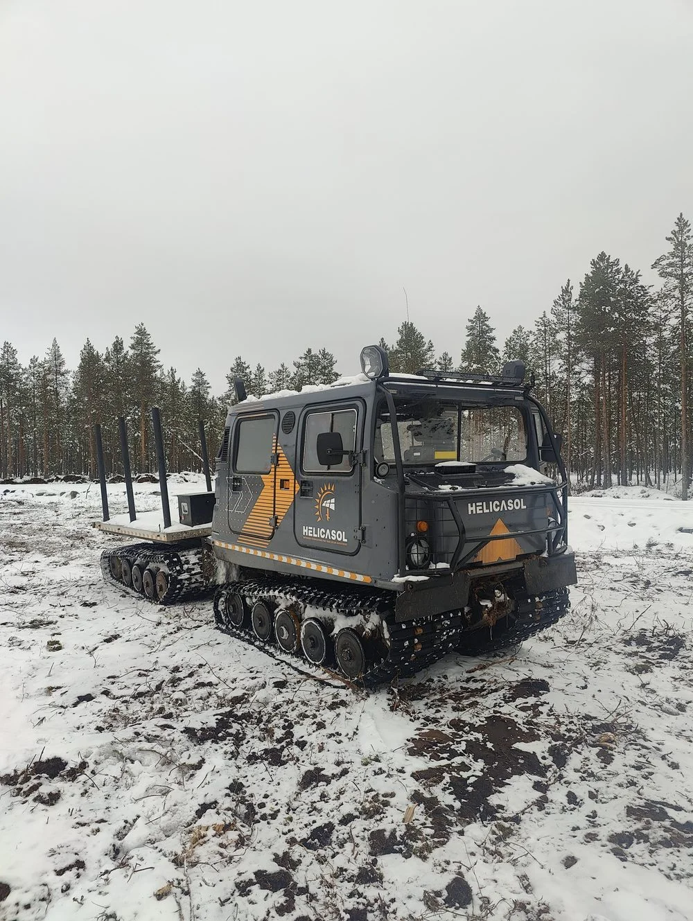 Vehicule tout-terrain Helicasol Bandwagen
