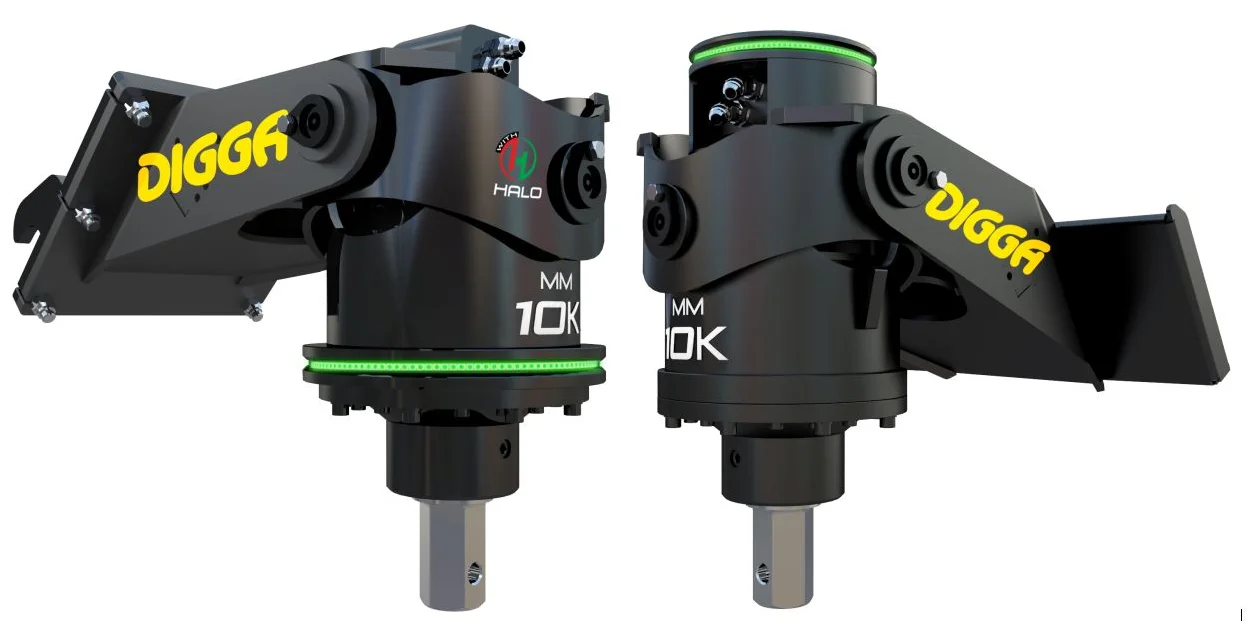 Tête d'entraînement Digga MM 10K pour installation de pieux vissés
