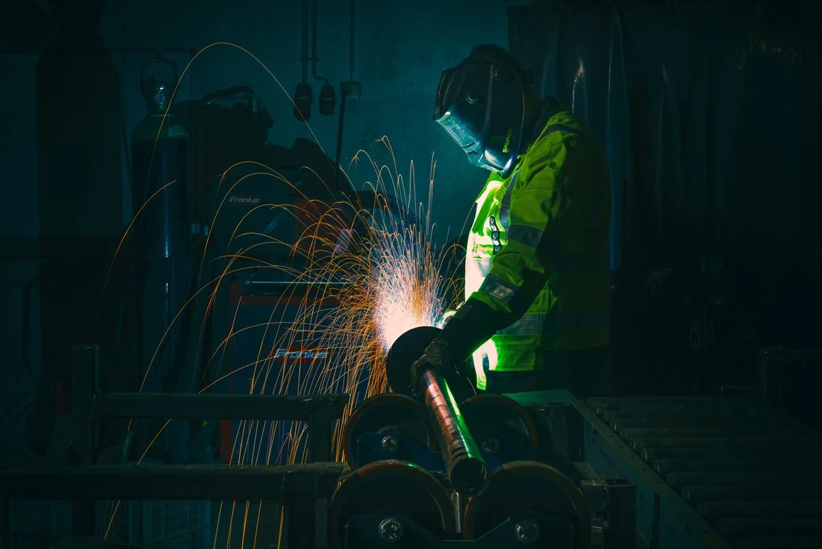 Fabrication de pieux vissés chez Paalupiste